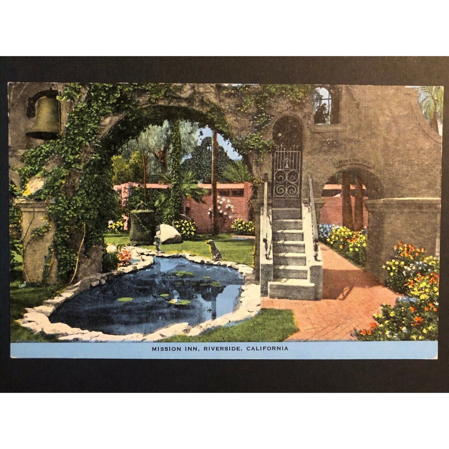 Vintage Postcard - Mission Inn - Riverside, California