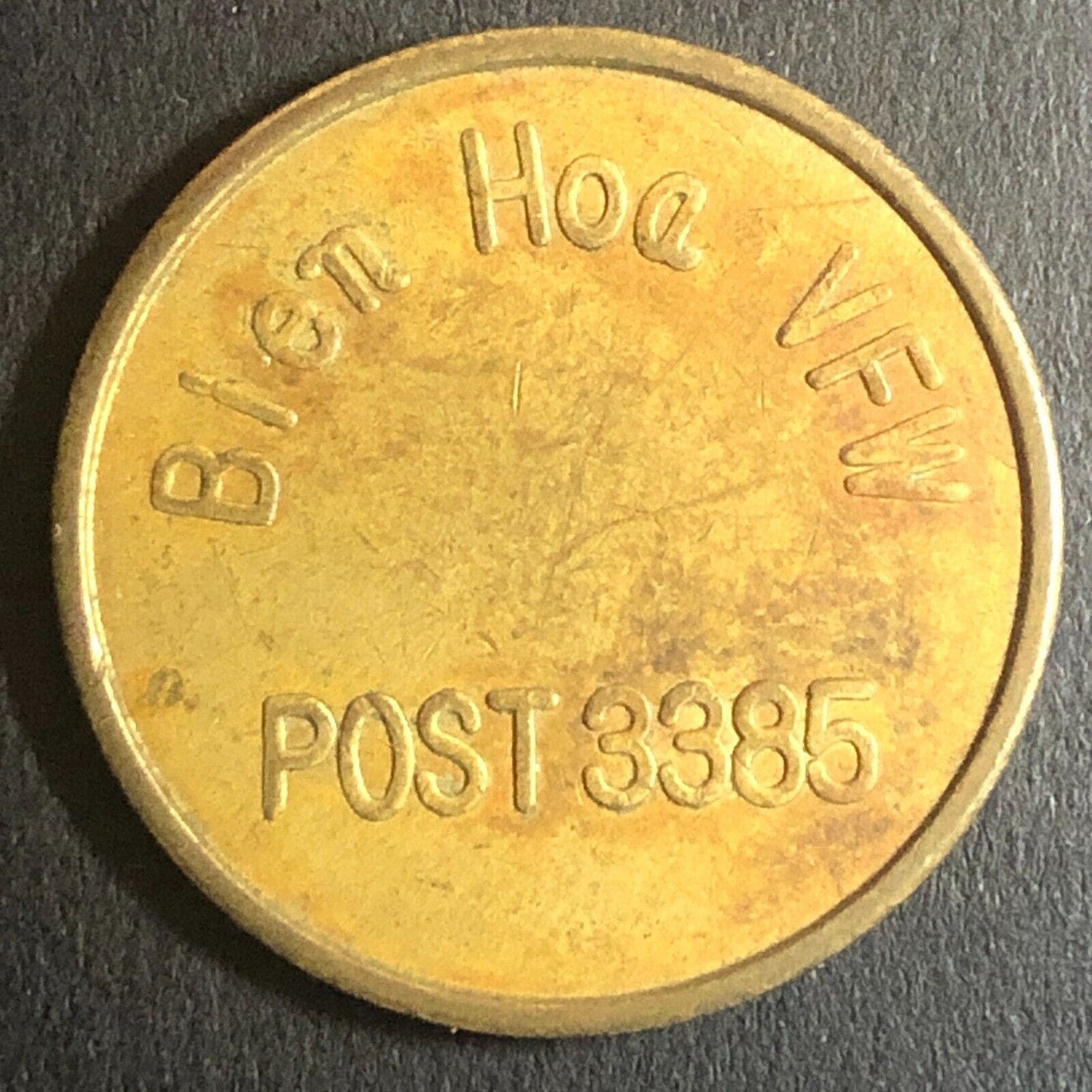 Vietnam Trade Token Military Bien Hoa VFW Post 3385 (25c ?) 24mm