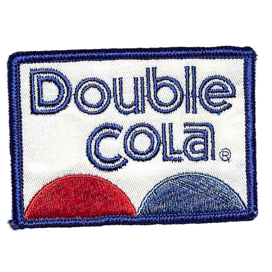 Double Cola Embroidered Soda Patch c1970's VGC