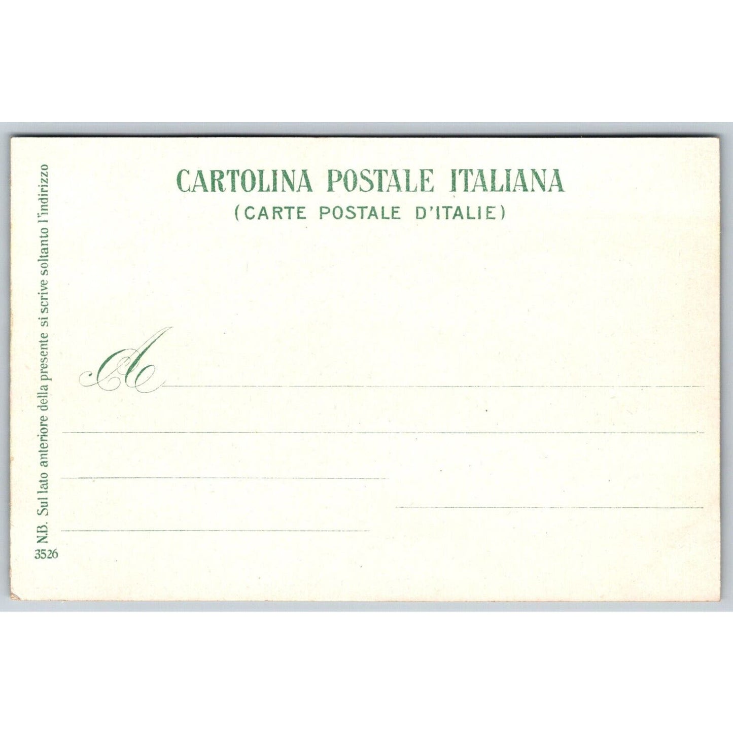 Italian Postcard Cava Dei Tirreni Panorama of Monte Costello 1901-1907 NP VGC