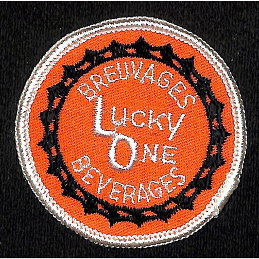 Lucky One Beverages Breuvages Canada Embroidered Soda Patch c1950's-1960's - VGC