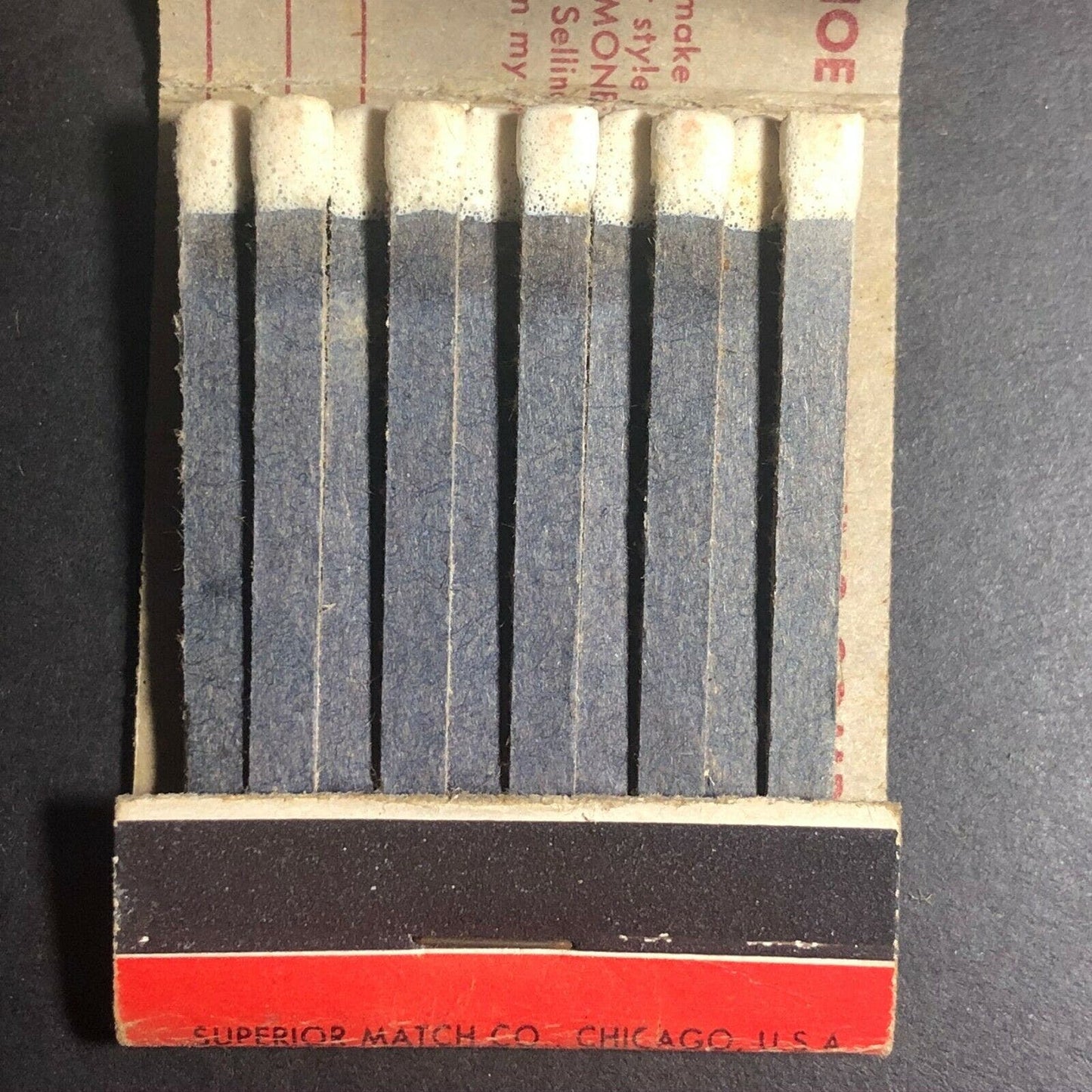1950's-60's Full Matchbook - "Make $100 a Week - Wearing Shoes We Give You!