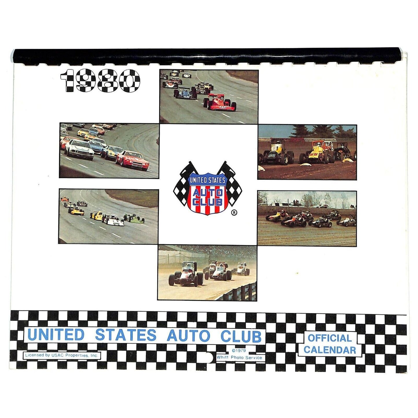 1980 USAC United States Auto Club Calendar - Unused VGC