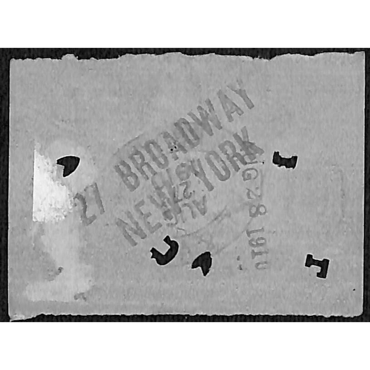 1910 Delaware Lackawanna & Western Railroad Ticket Chicago Kansas City Colonist