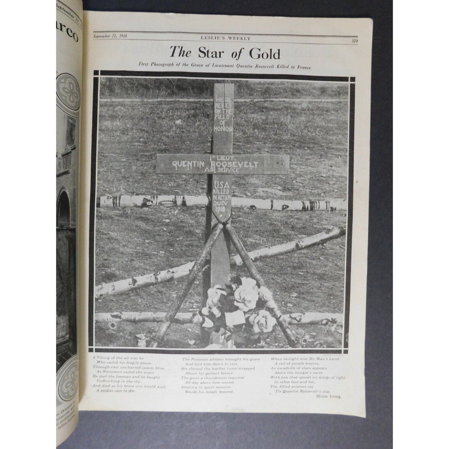 WWI Era Sept 21 1918 Leslie's "Shall We Sit at the Peace Table?" 28 pgs.