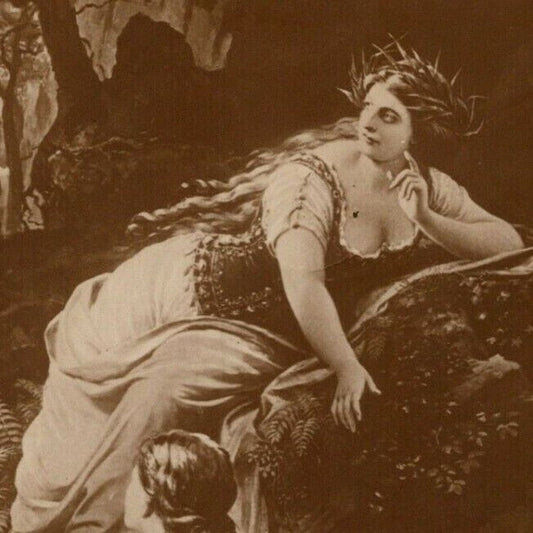 c1910 Vintage Russian Art Theatre / Stage / Screen Actress Postcard (4457)