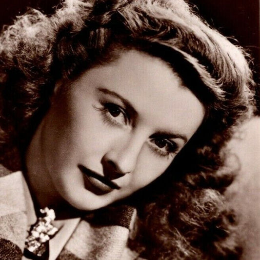 Barbara Stanwyck Paramount Glossy Postcard-like Card - Ken Prag Coll. - VGC