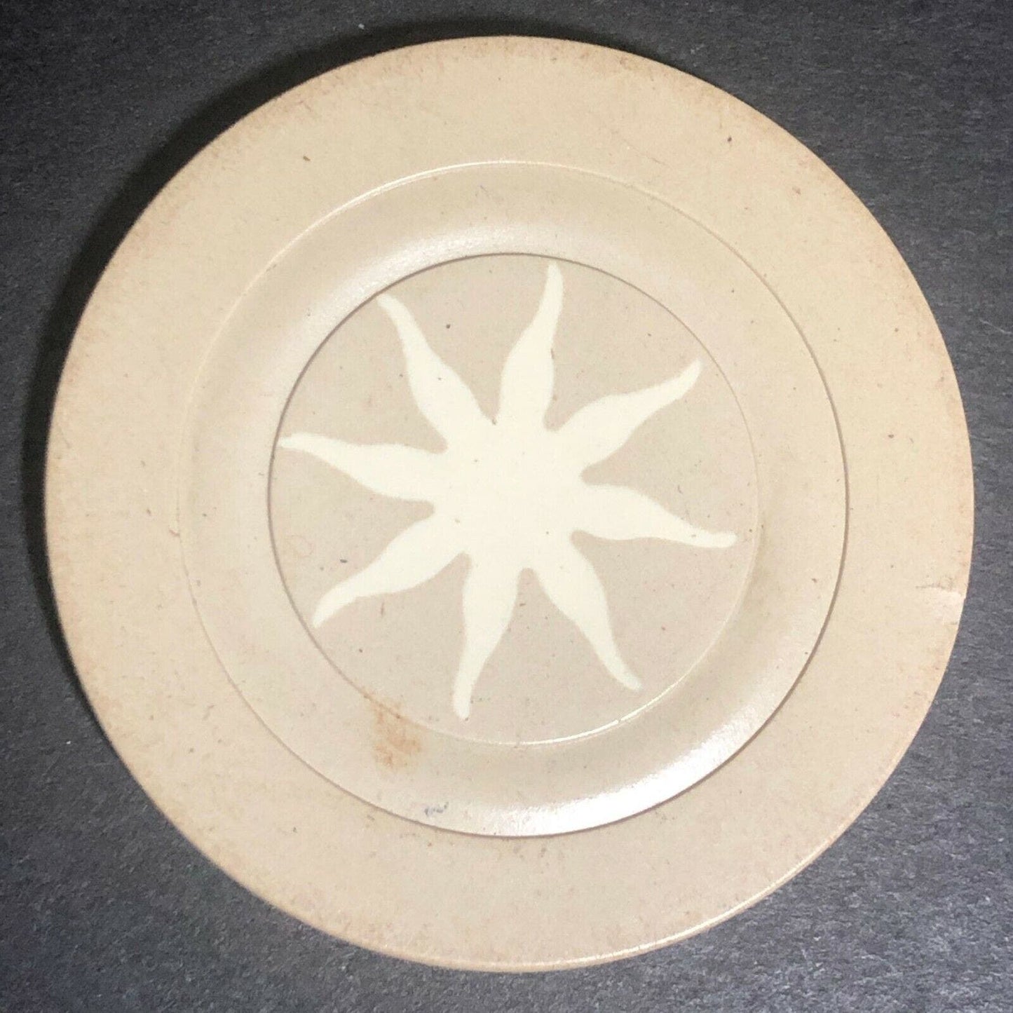 Vintage Monarch Sunburst SBL Clay Poker Chip - Eisenstadt Collection