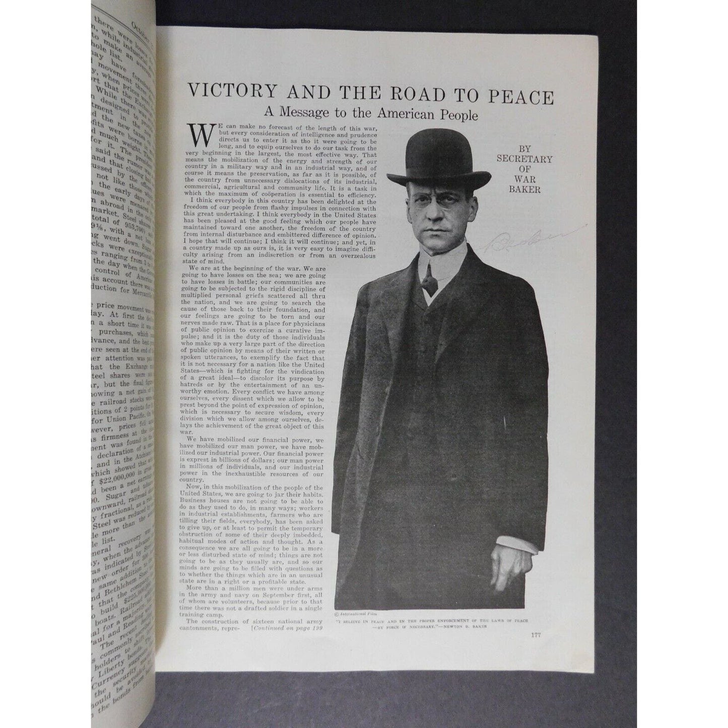 "The Independent Weekly" The Challenge of the Submarine Oct 27 1917 - 36 pgs.