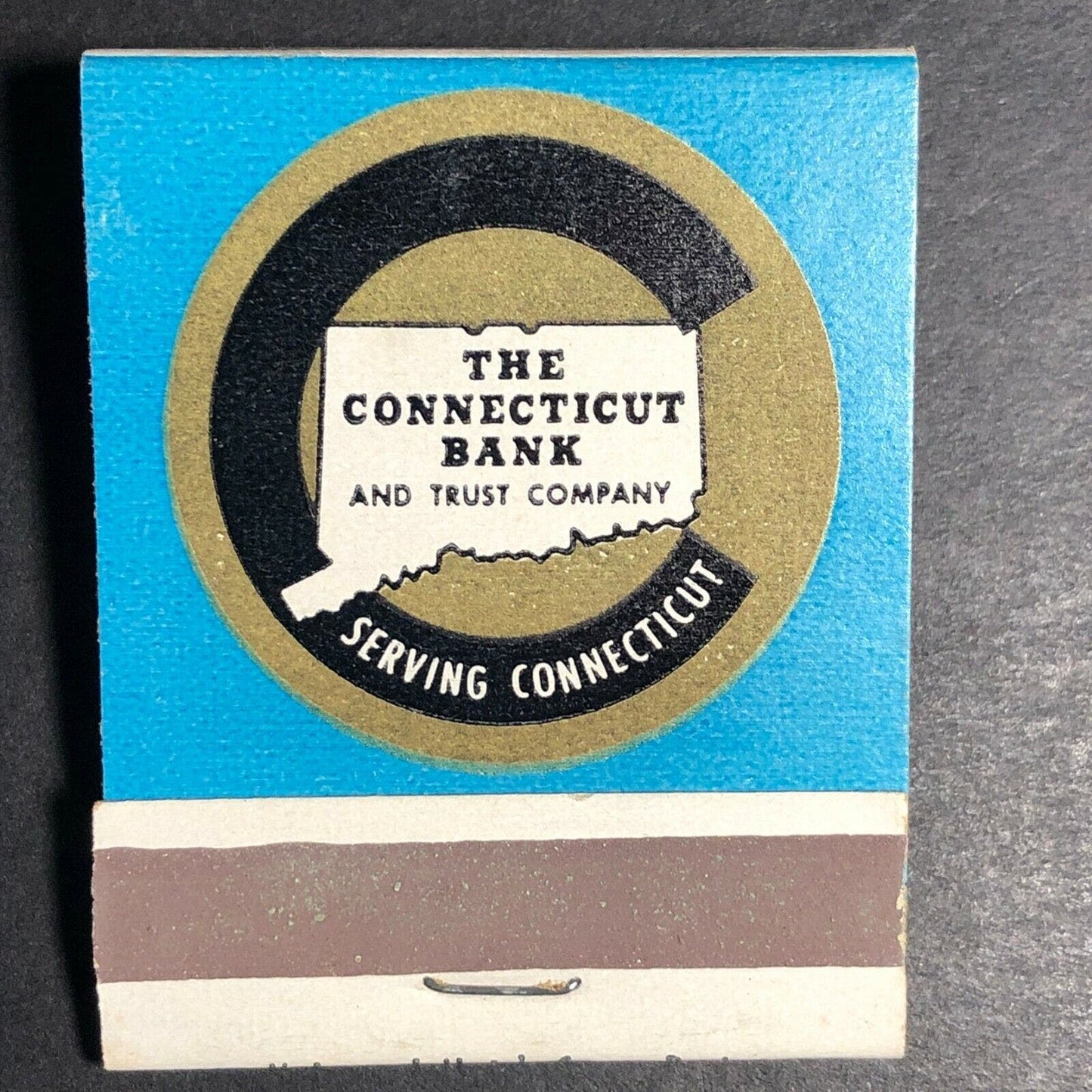 1950's-60's Full Matchbook "The Connecticut Bank" "26 Offices in 18 Communities"