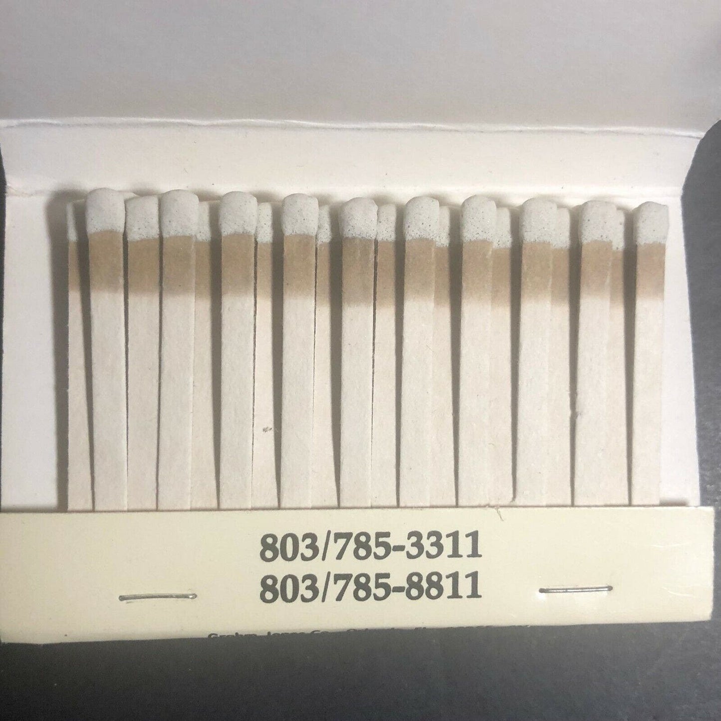 Scarce 80's Full Matchbook "Hilton Head / Lighthouse Realty" SC