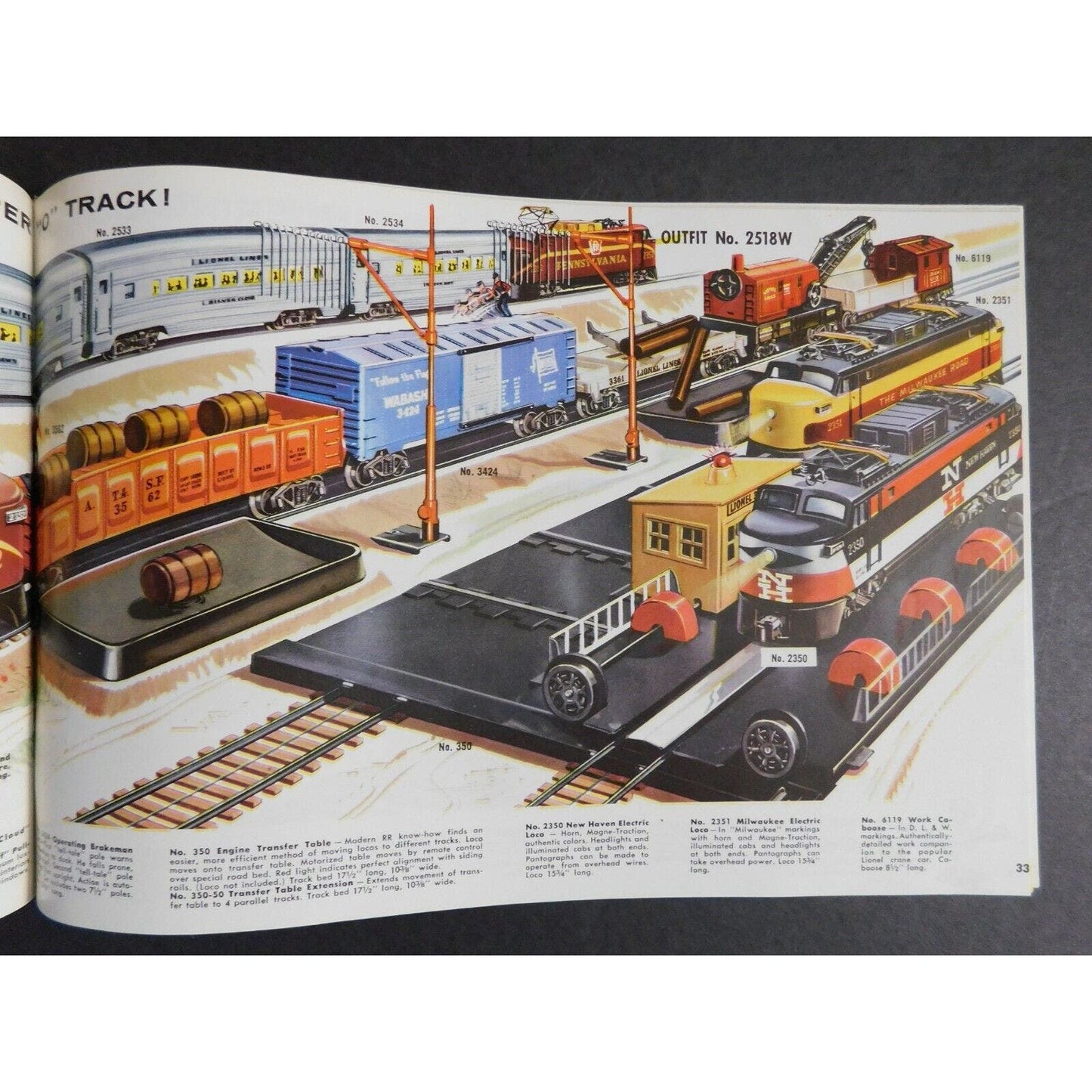Original 1958 Lionel Trains Canadian Catalog 55pgs. VGC Gary Nelson Coll.