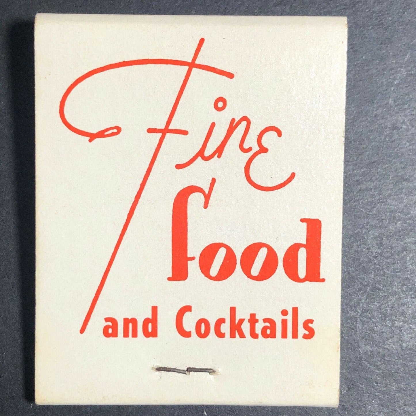 1940's-50's Full Matchbook "Bernice's Restaurant" Sea Food Lobster Guilford, CT