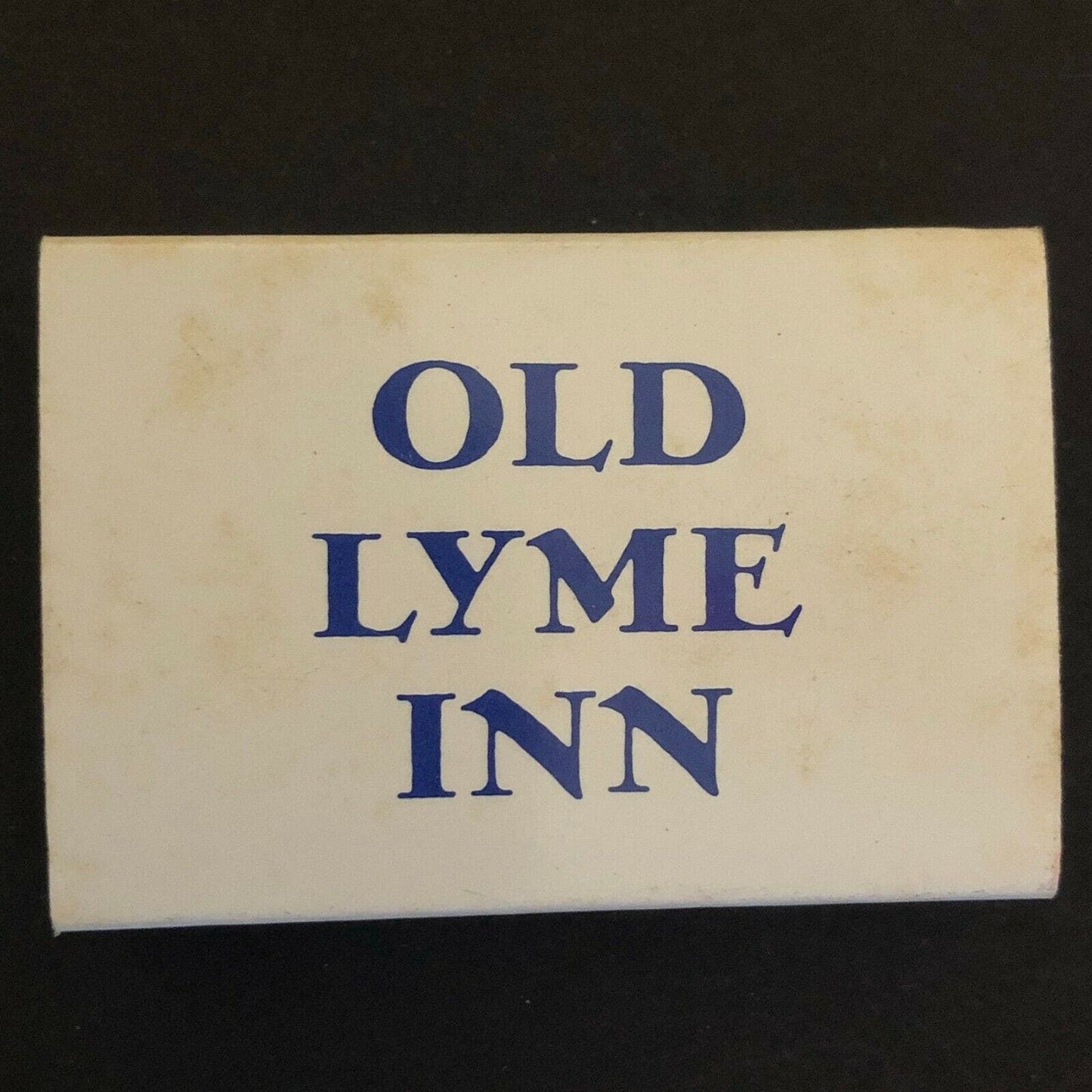 c1960's-70's Wooden Matchboxes / Matchbooks - Old Lyme Inn CONN. 06371 VGC