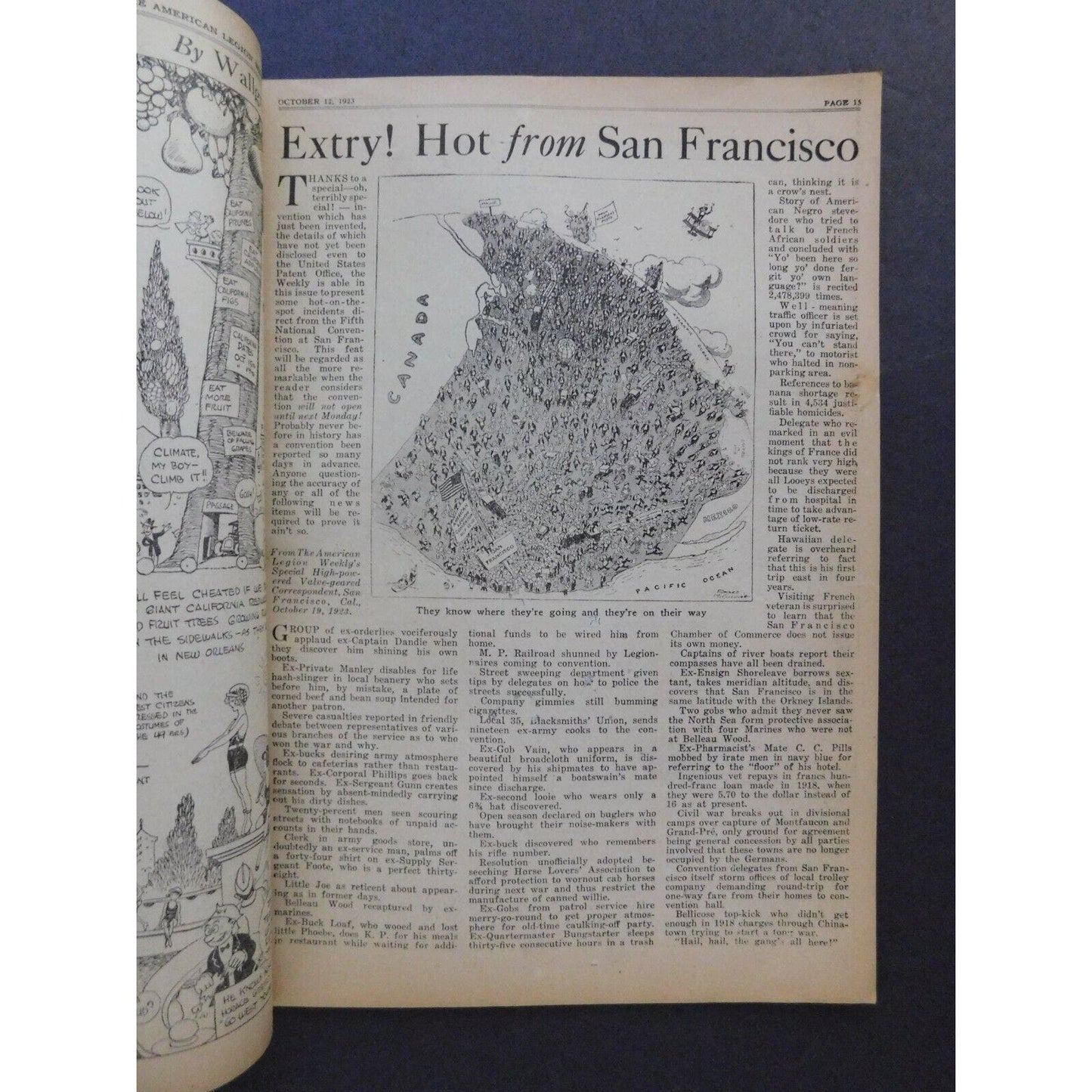 "The American Legion Weekly" Oct 1923 - 38 pgs.