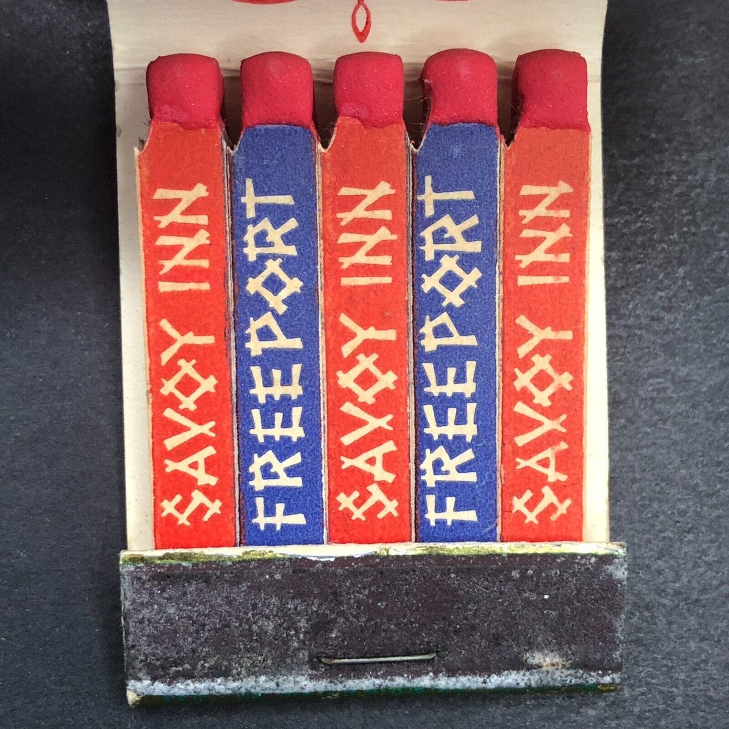Freeport, NY Savoy Inn Chinese Restaurant Full FEATURE Matchbook Scarce