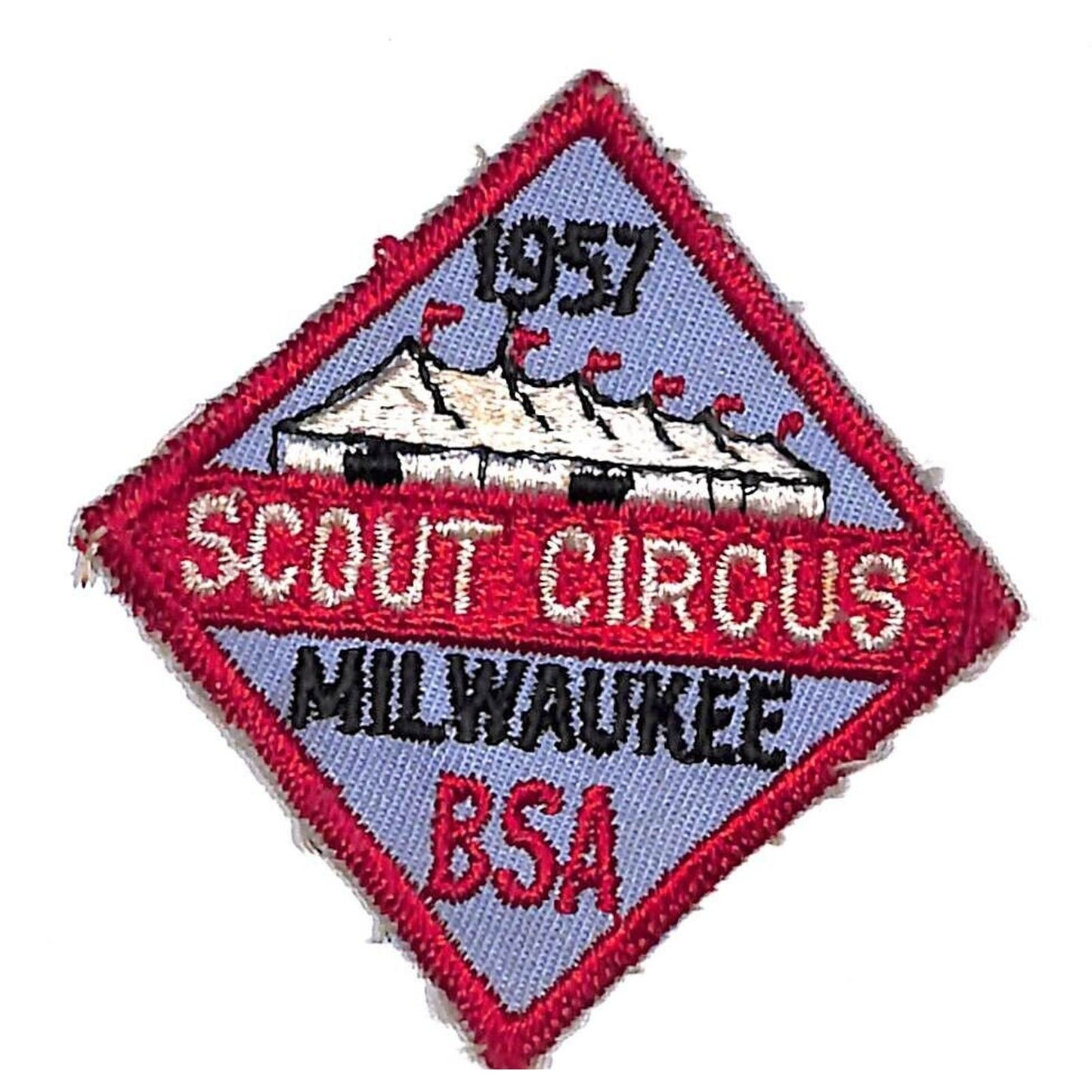BSA Patch Scout Circus 1957 Milwaukee BSA Big Top VGC Scarce