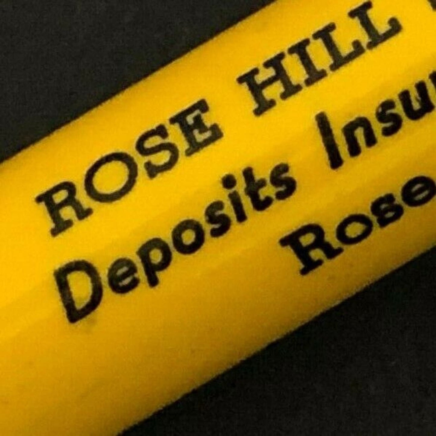 c1940's-50's "Rose Hill State Bank" Rose Hill, KS Mechanical Advertising Pencil