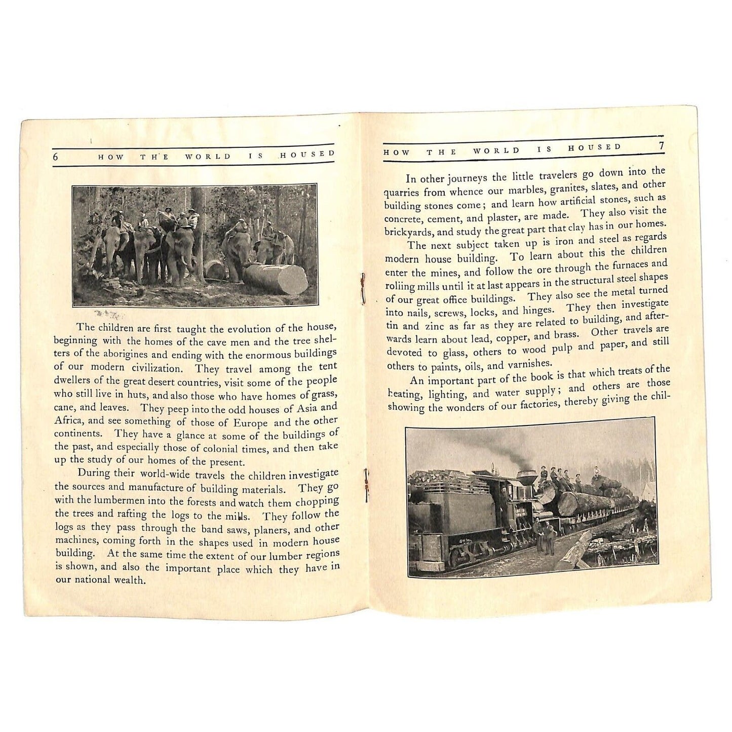 Carpenter's 1911 "How the World is Housed" Brochure 9pp Scarce