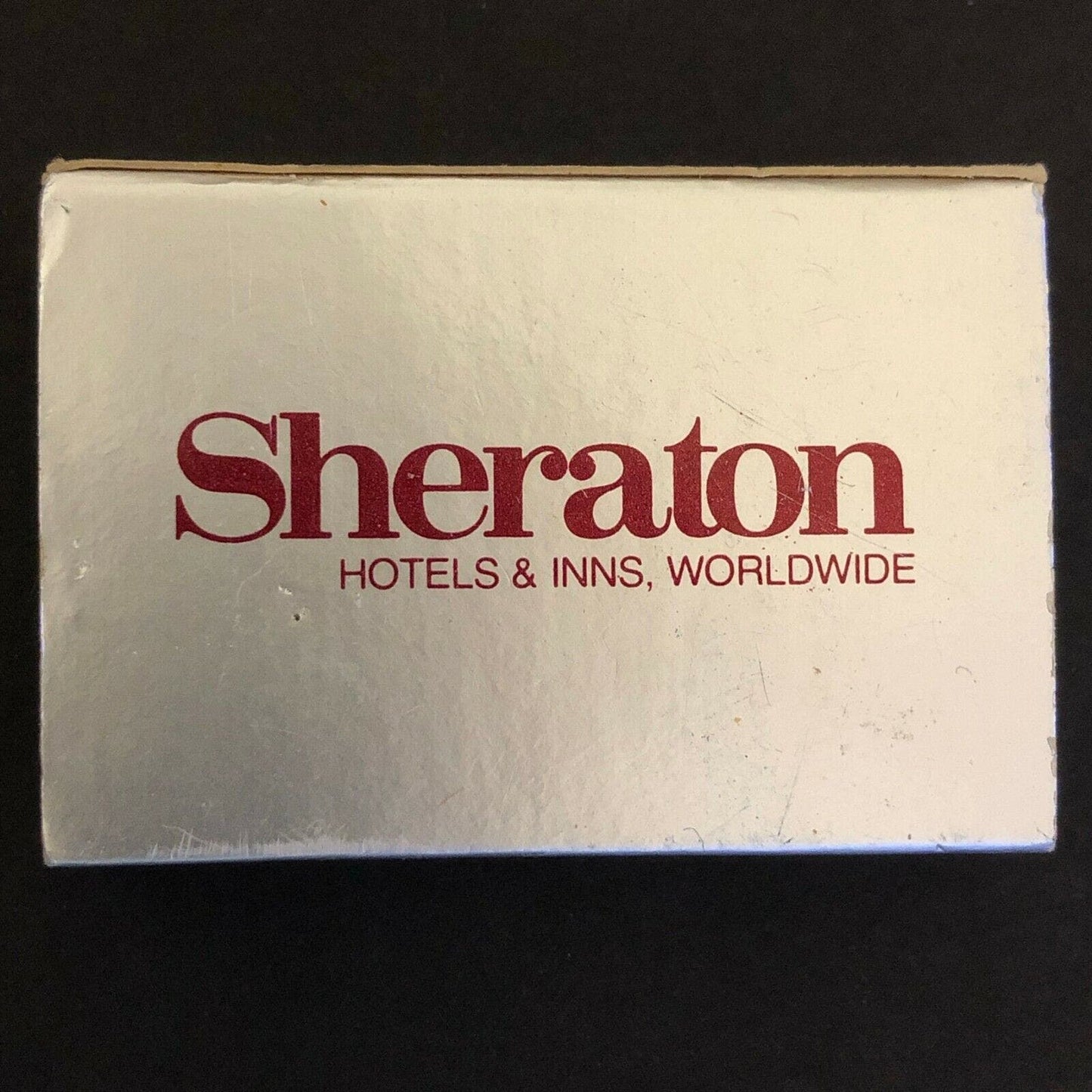 c1970's-80's Wooden Matchbox Matchbook - Sheraton Hotels & Inns