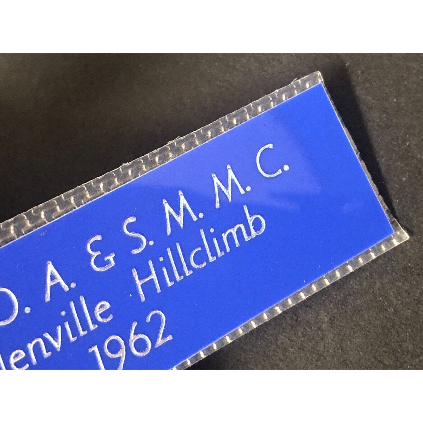 BSCOA & SMMC 1962 Ellenville Hillclimb Auto Racing Wall Plaque