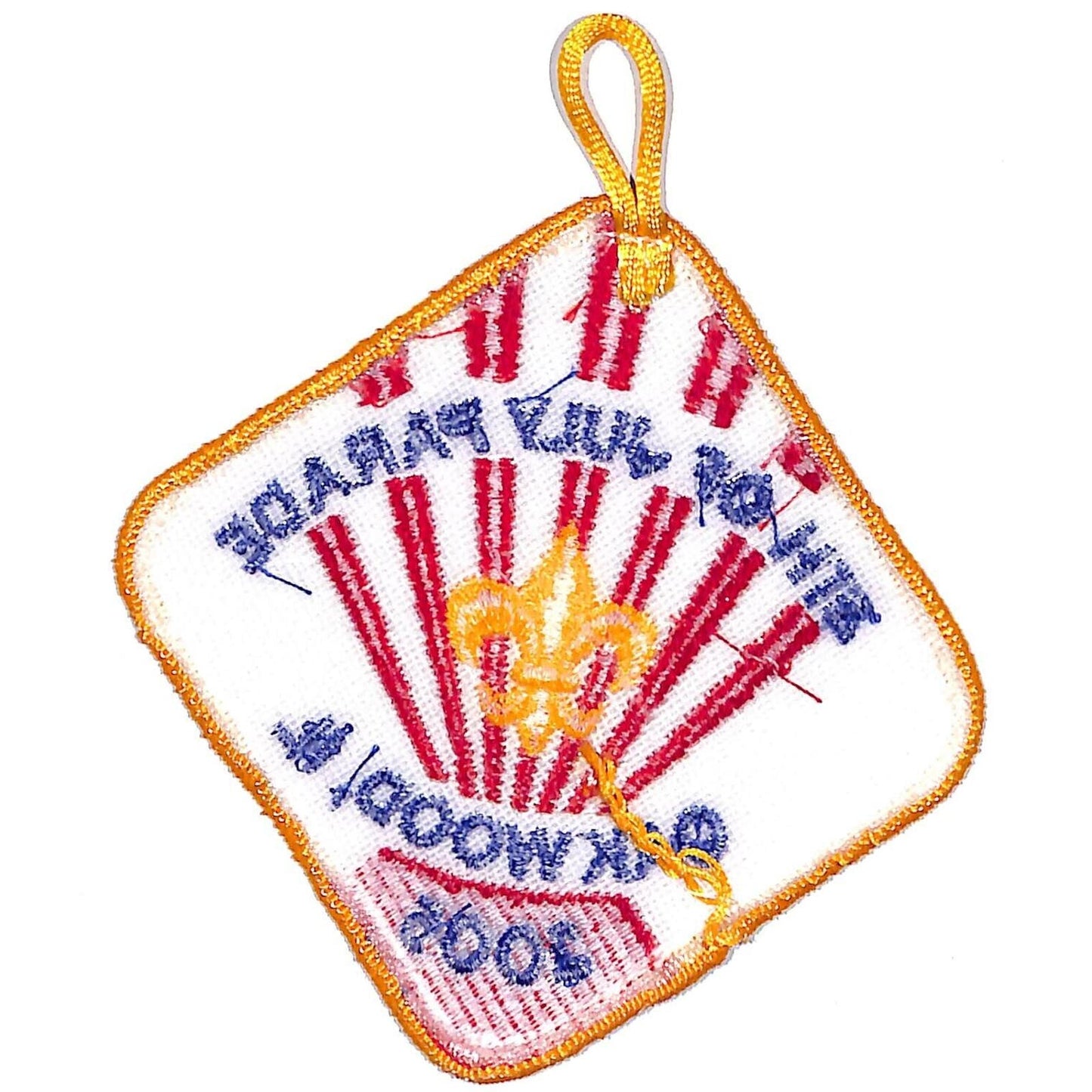 BSA Patch 4th of July Parade Oakwood, IL 2005 w/ Radiant Lines Scarce VGC