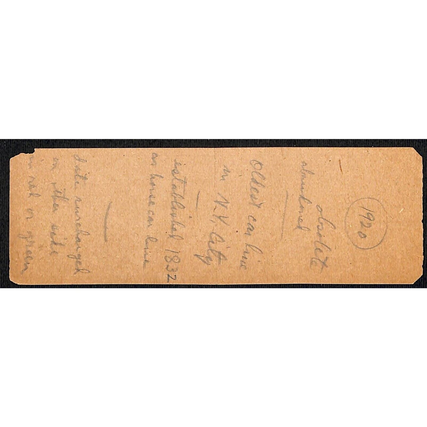 New York & Harlem Railroad 4th and Madison Line South Unused Ticket c1920 GRN