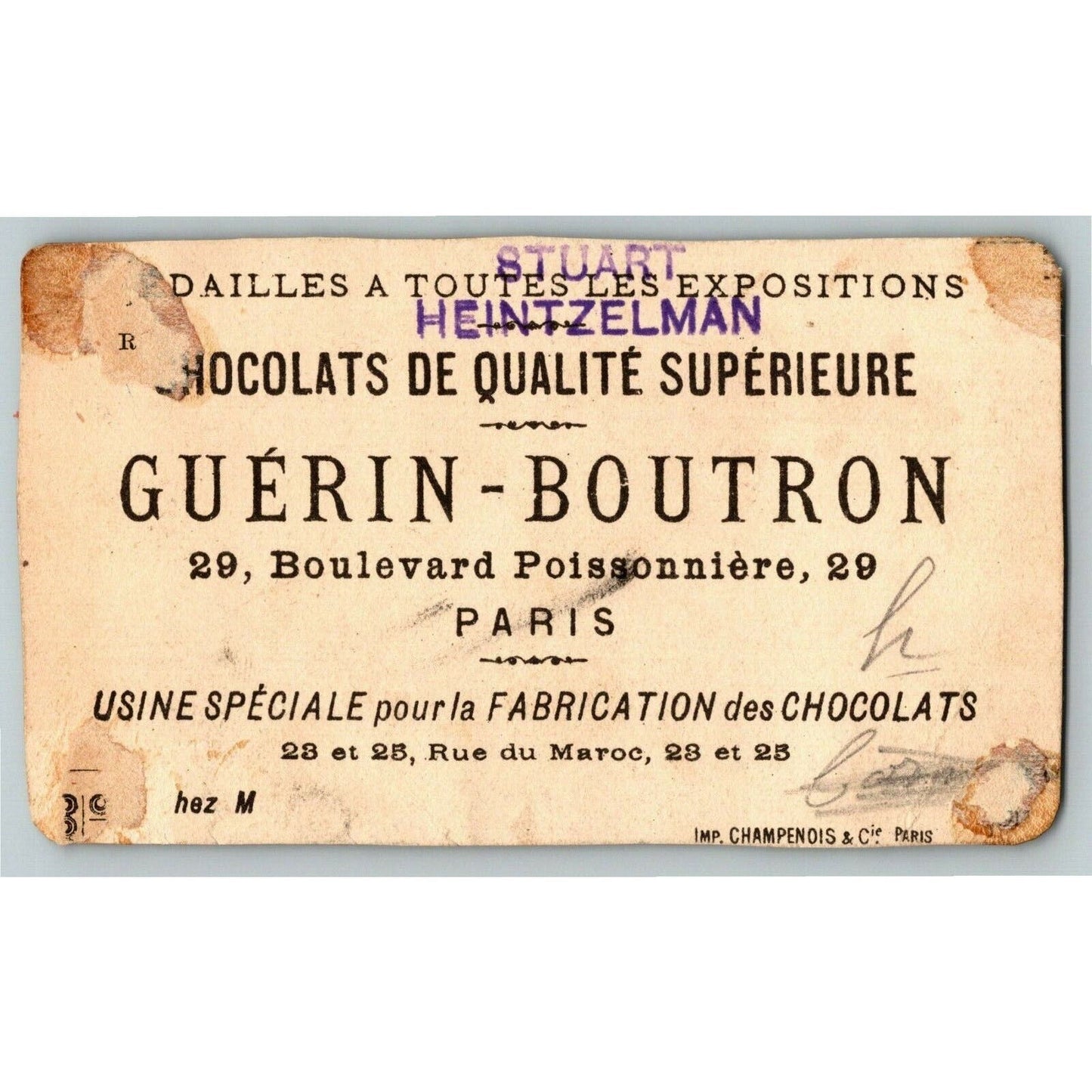 French Victorian Trade Card Children Ballroom Dancing - Chocolat Guerin-Boutron