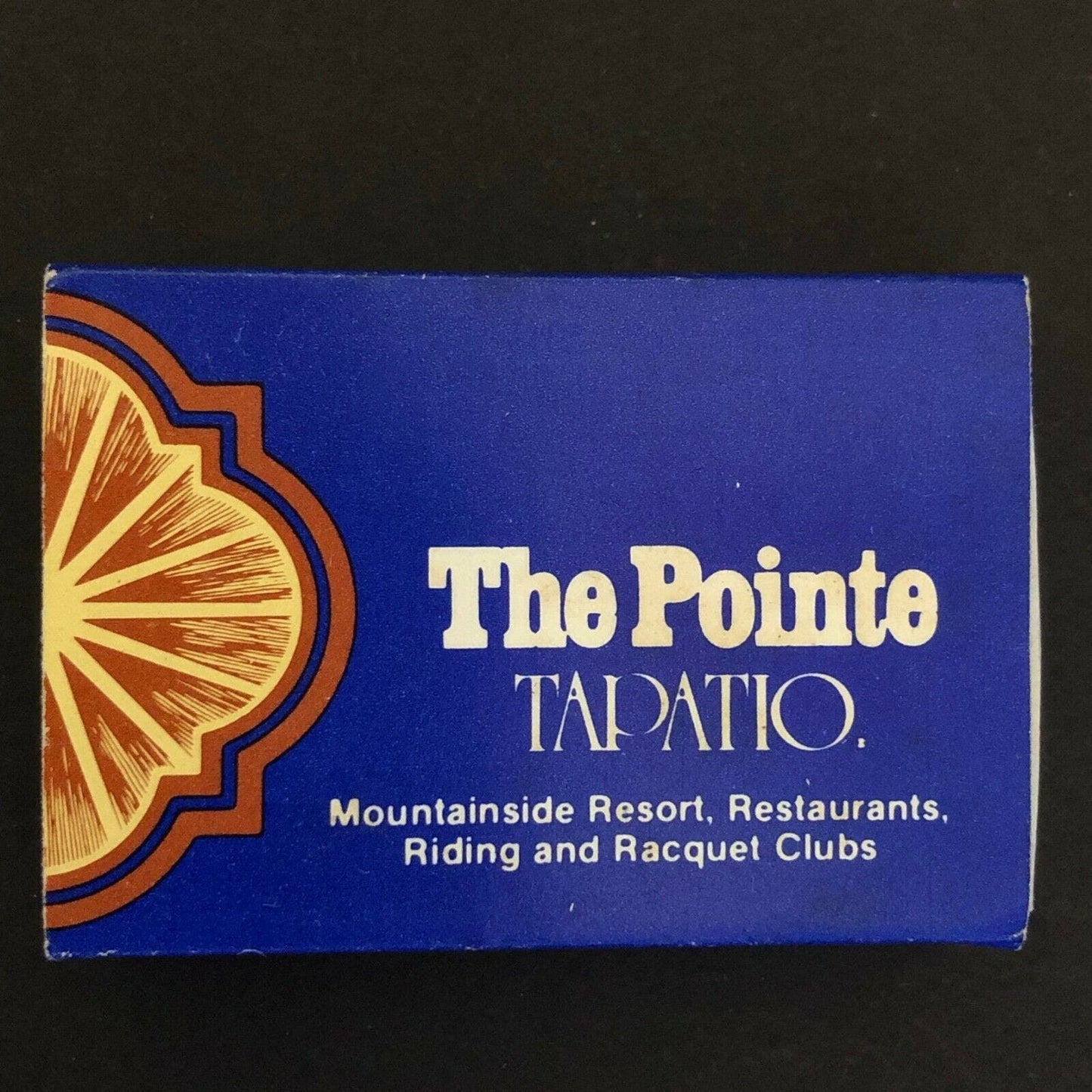 c1980's-90's Wooden Matchboxes / Matchbooks - "The Pointe Tapatio" Phoenix, AZ