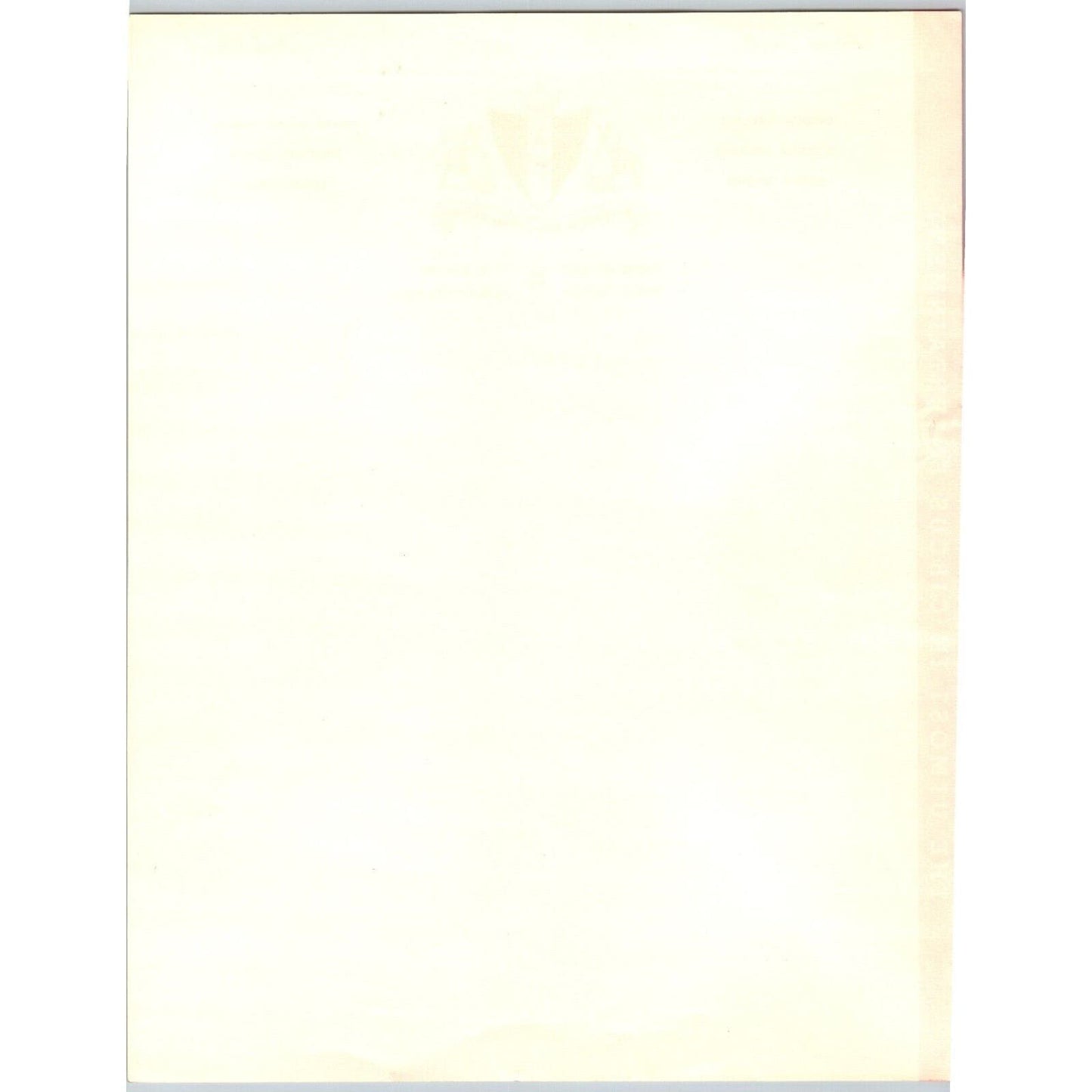 Arturo Productions Trostl High Wire Circus Letterhead c1950's-60's Scarce