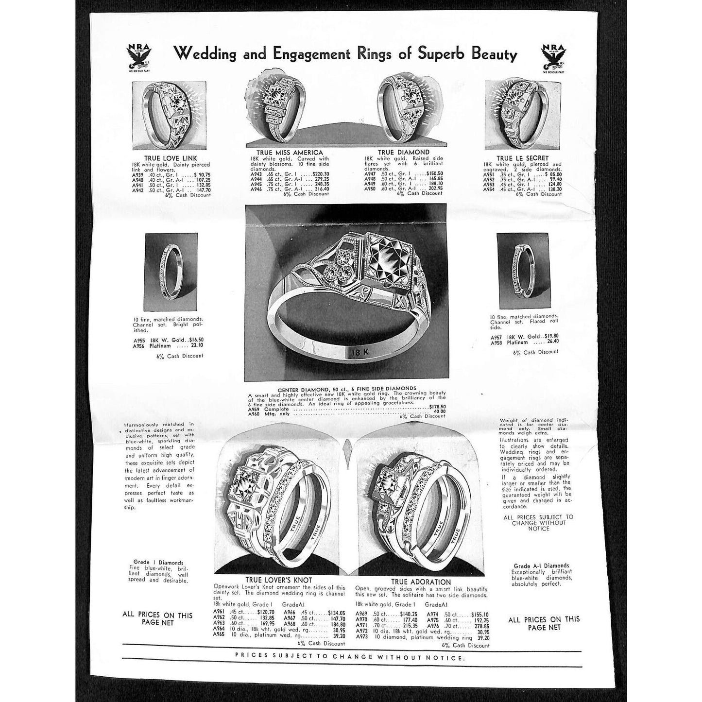 May & Co. Chicago Jewelers Sporting Goods Catalog w/ Prices c1933 NRA VGC