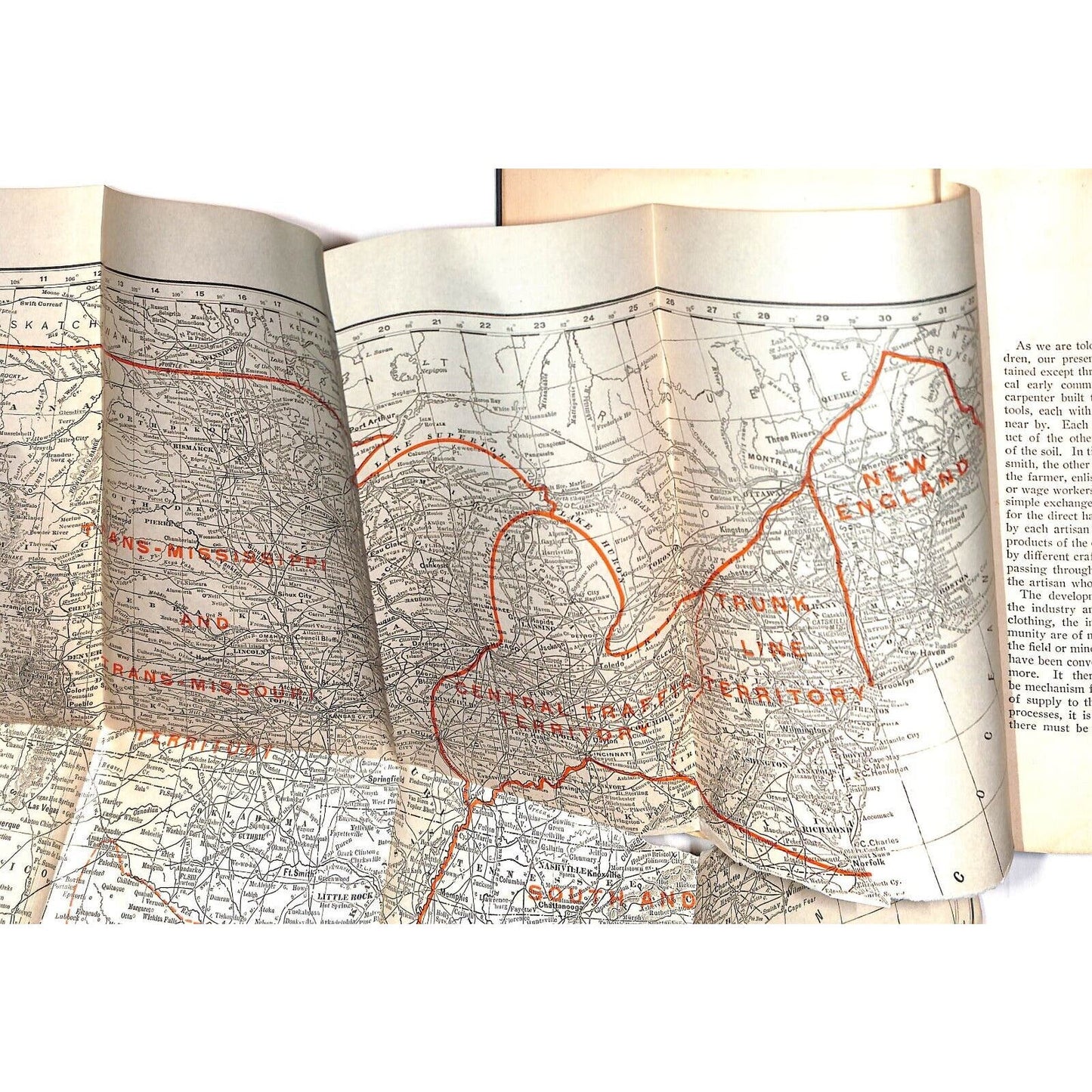 McPherson 1909 "Railroad Freight Rates" HC Book 440pp Fold w/ Out Map