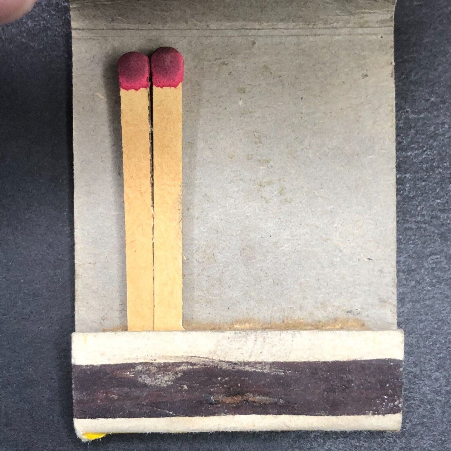 F&F Cough Lozenges Nearly Empty (-18) Matchbook c1940's-50's