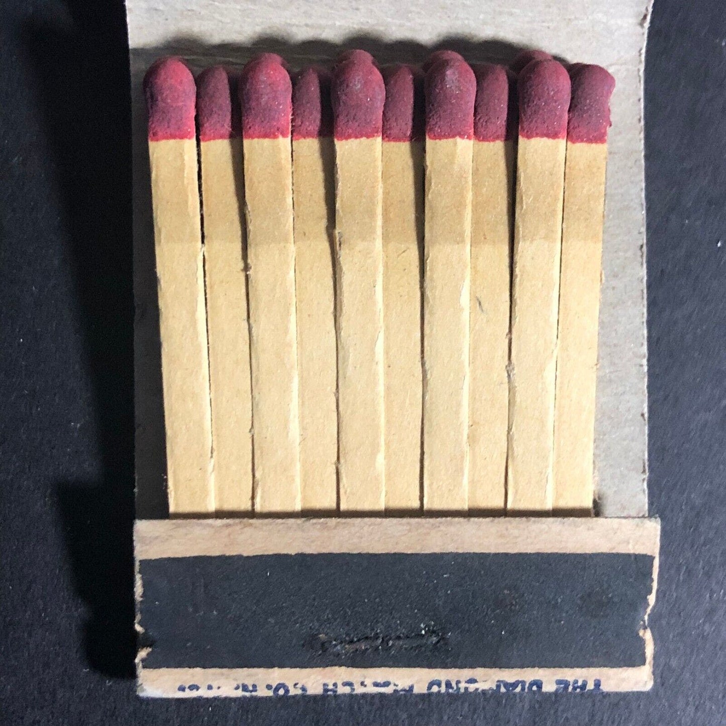 Diamond Match Co. Safety-Edge Waxed Paper Matchbook c1940's Full 20-Str Scarce