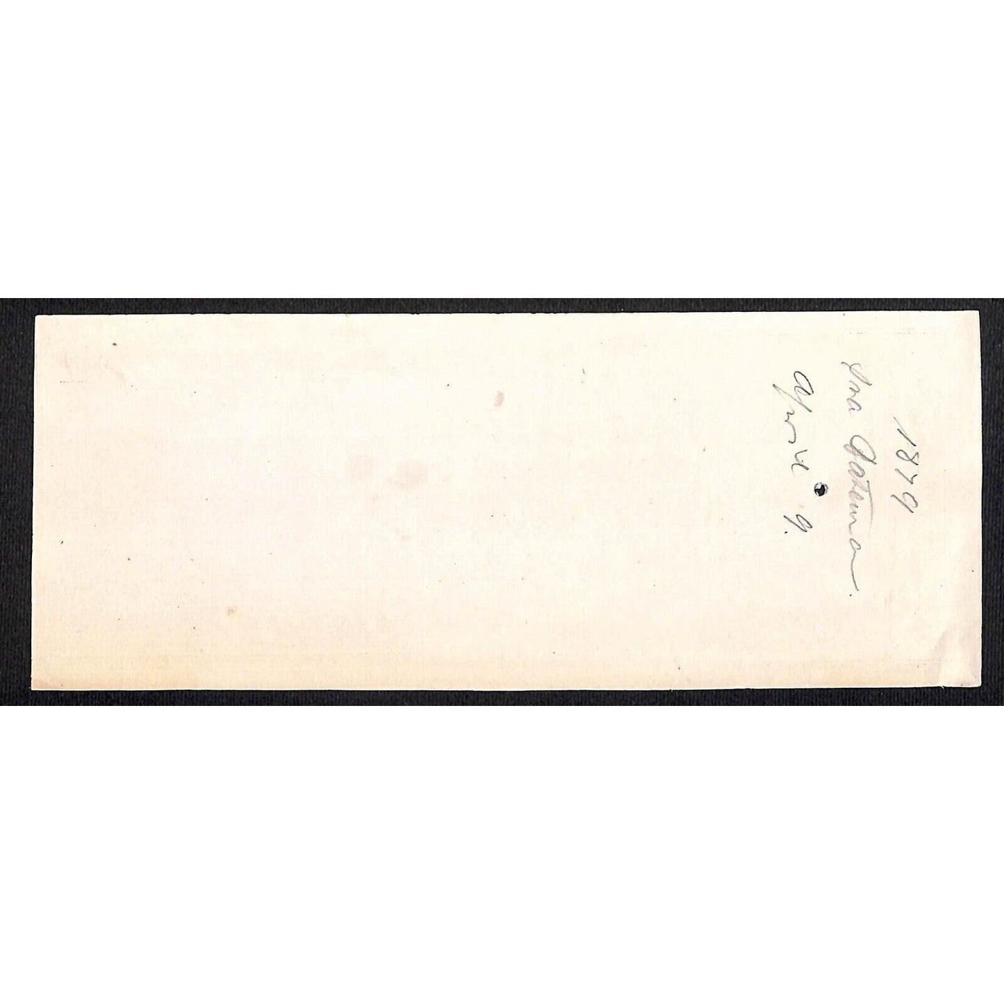 Helena Montana Greenhood Bohm & Co. (Clothiers) 1879 Payment Receipt