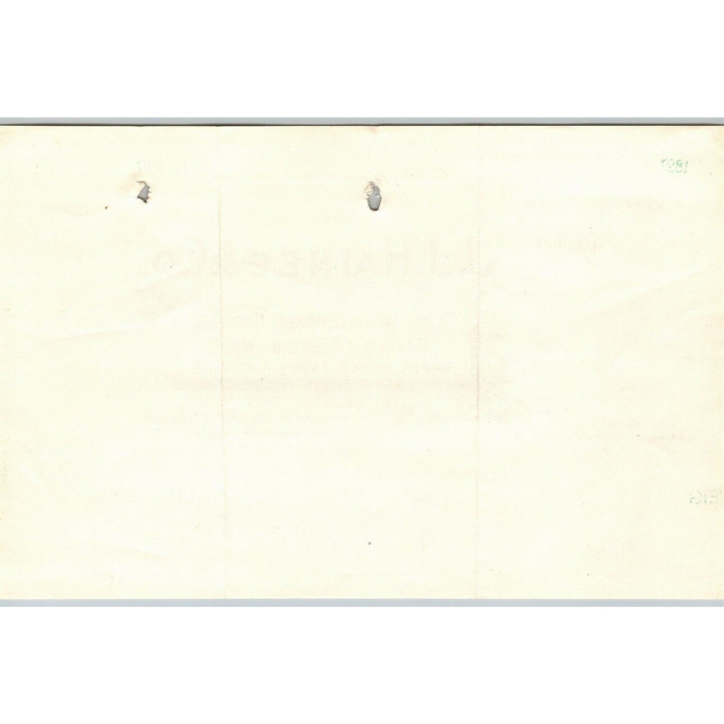 1897 Letterhead Billhead J.J. Haines Baskets Mats Baltimore Ephraim Baker*