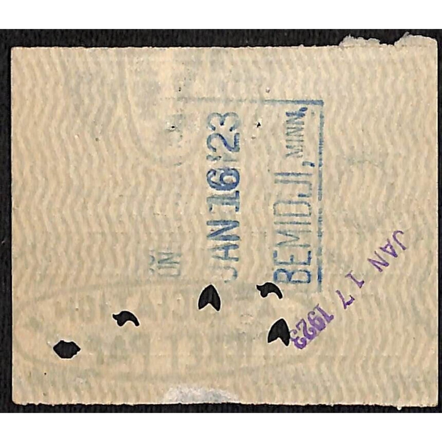 Minnesota and International Railway Ticket 1923 St. Paul Kansas City #104