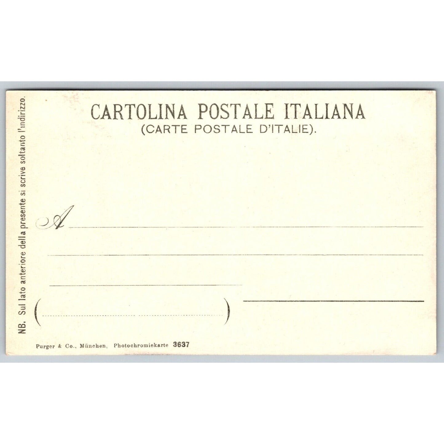 Botanical Garden Palermo Sicily Italy Postcard c1901-1907 NP