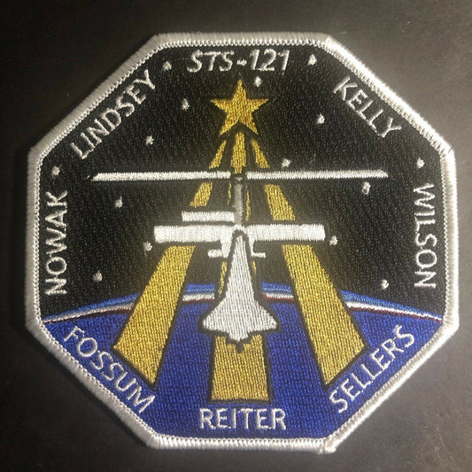 NASA Shuttle Flight Crew Mission Embroidered Patch - STS 121