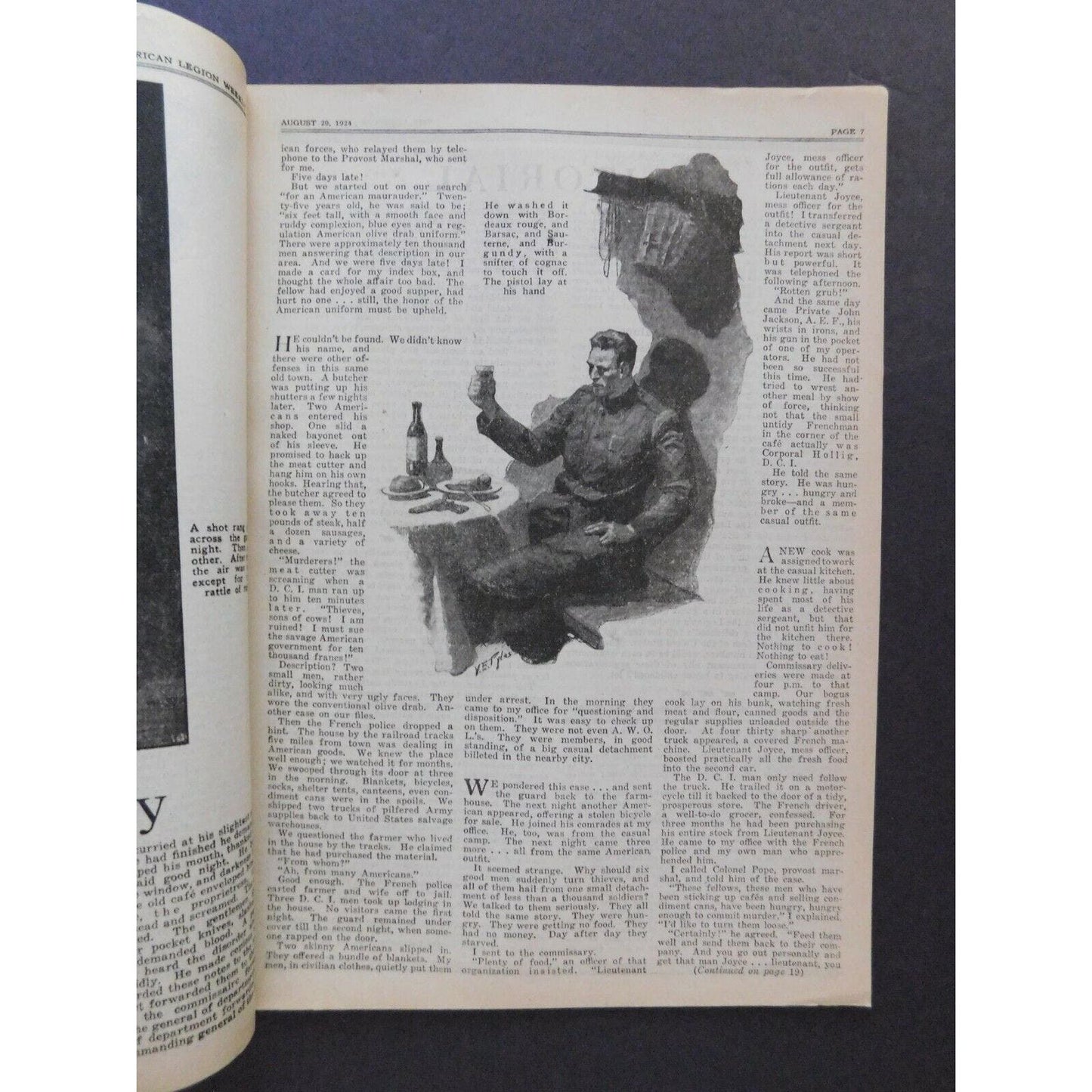 "The American Legion Weekly" Aug 29 1924 - 22 pgs.