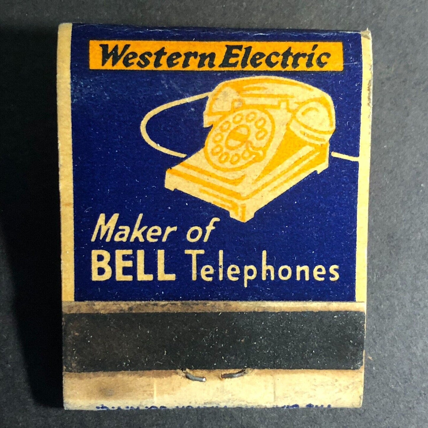 Western Electric Hawthorne Works Bell Telephone Full Matchbook c1930's-40's (#2)