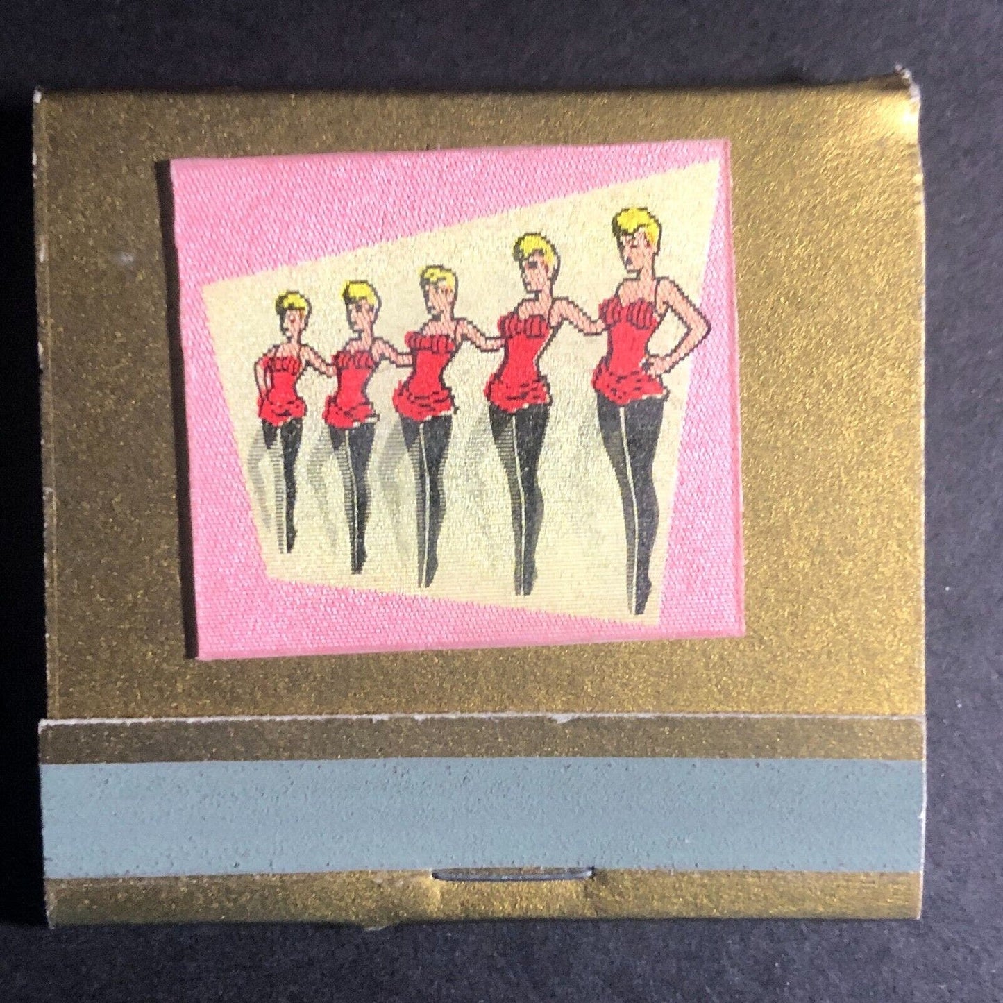 Gaslight Club Paris Full Matchbook c1960's Lenticular Dancing Girls