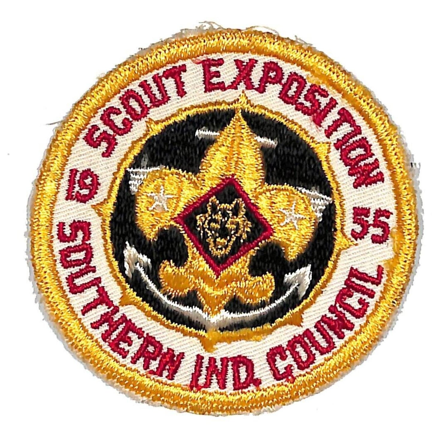 BSA Southern Indiana Council 1955 Scout Exposition Vintage Patch NOS Scarce