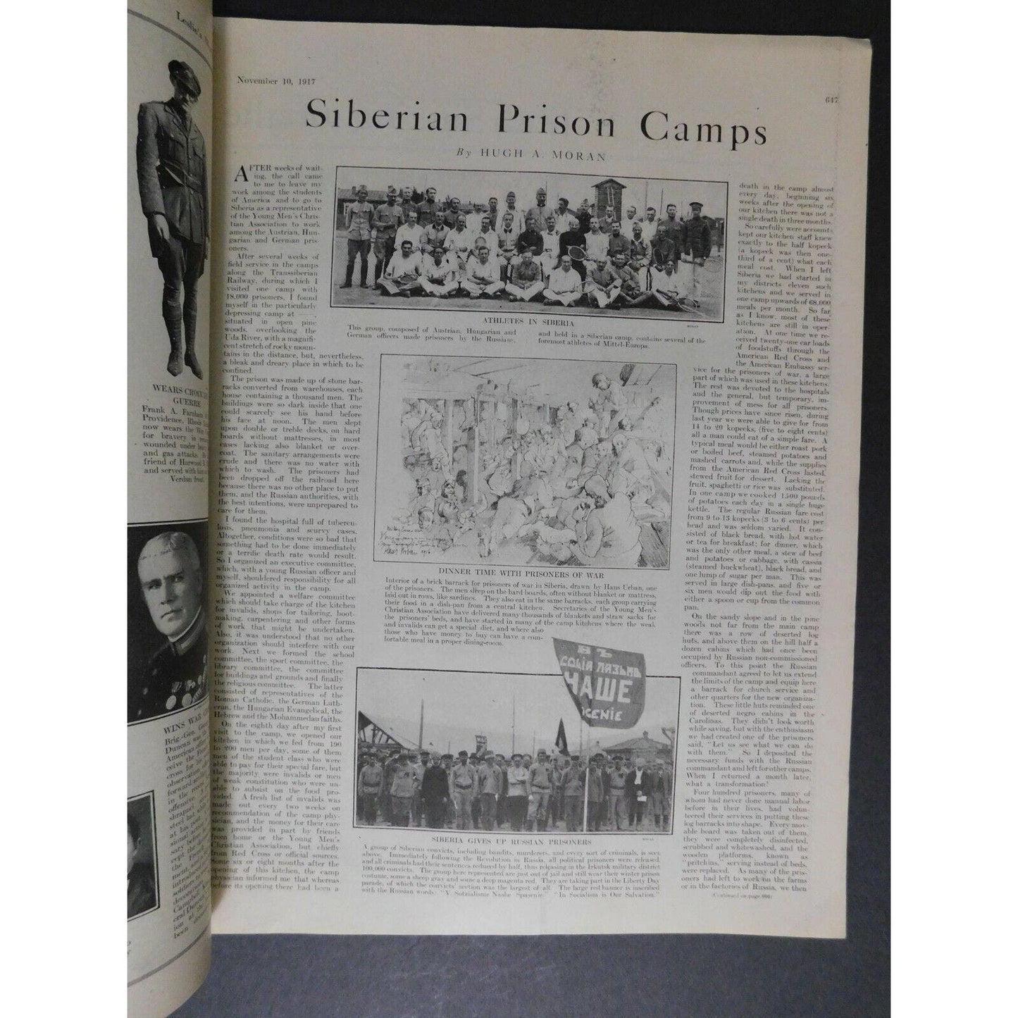 WWI Era Nov 10 1917 Leslie's "The Liberty Motor" American Flag Wings - 32 pgs.