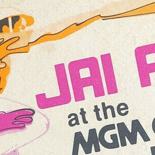 70's-80's Full Matchbook "MGM Grand Jai Alai" Las Vegas, NV
