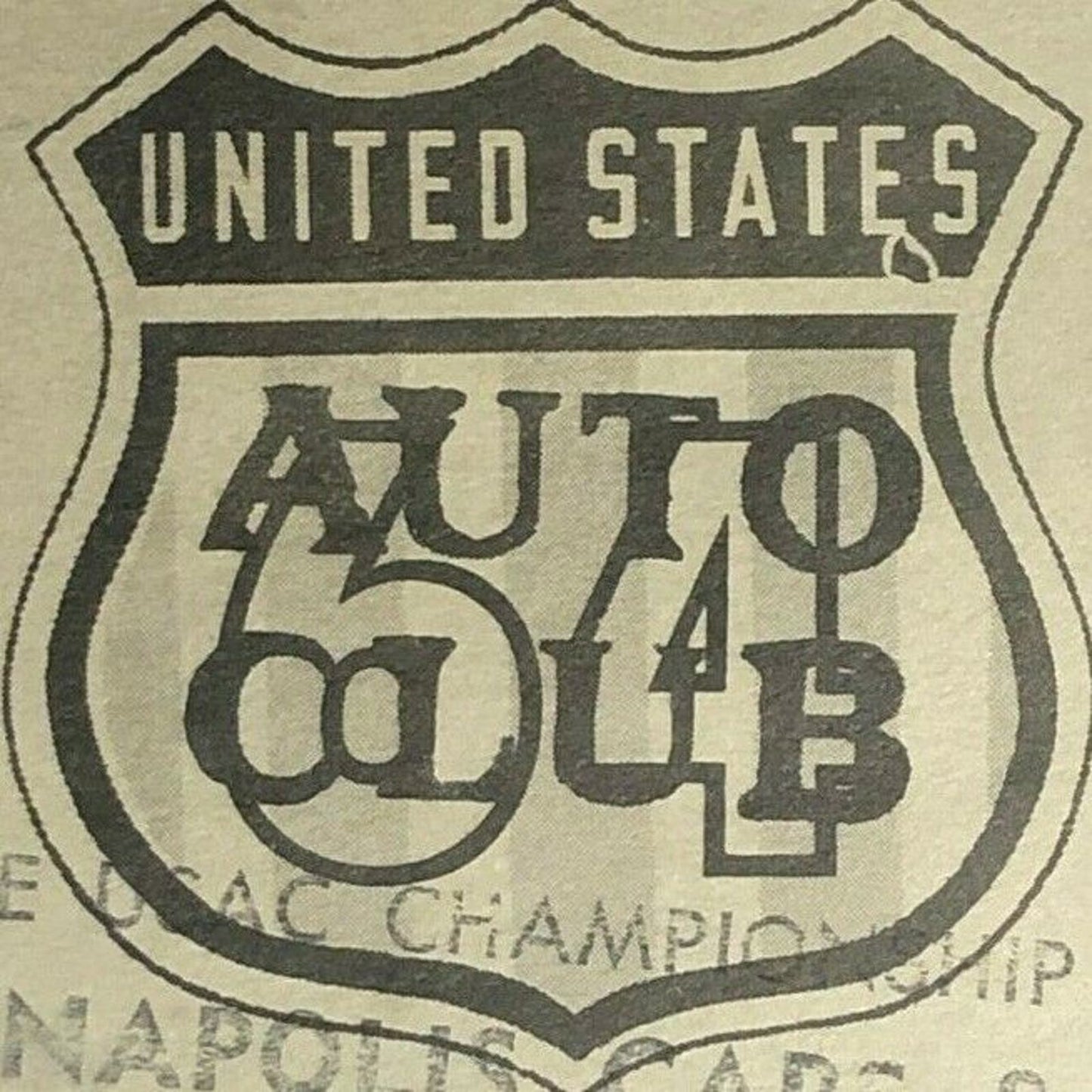 Vintage USAC 100-Mile Championship Sacramento Pit Pass Oct 25 1964