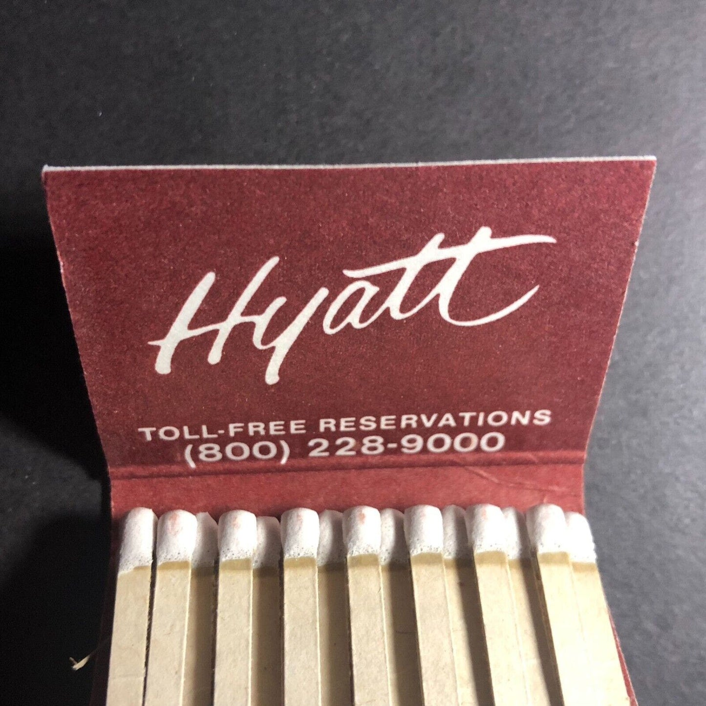 Hyatt Hotels Full Matchbook 30-Strike c1980's VGC