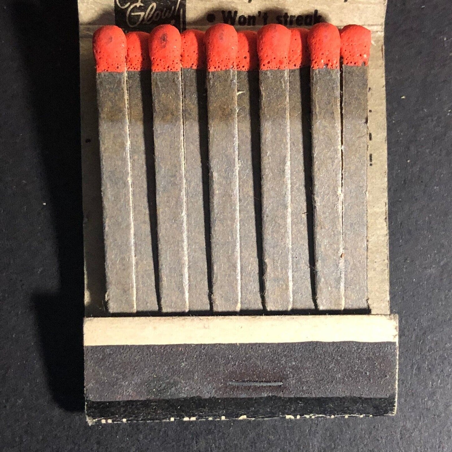 Hazel Bishop Nail Polish Matchbook c1950's Full 20-Strike Very Scarce