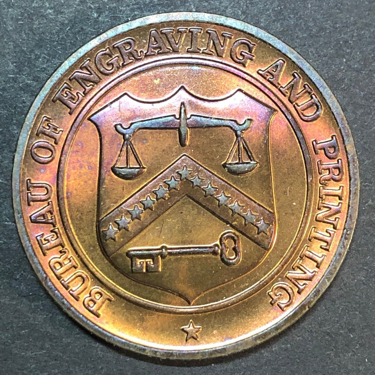 Bureau of Engraving and Printing Washington, DC Vintage Medallion Medal 34mm 20g