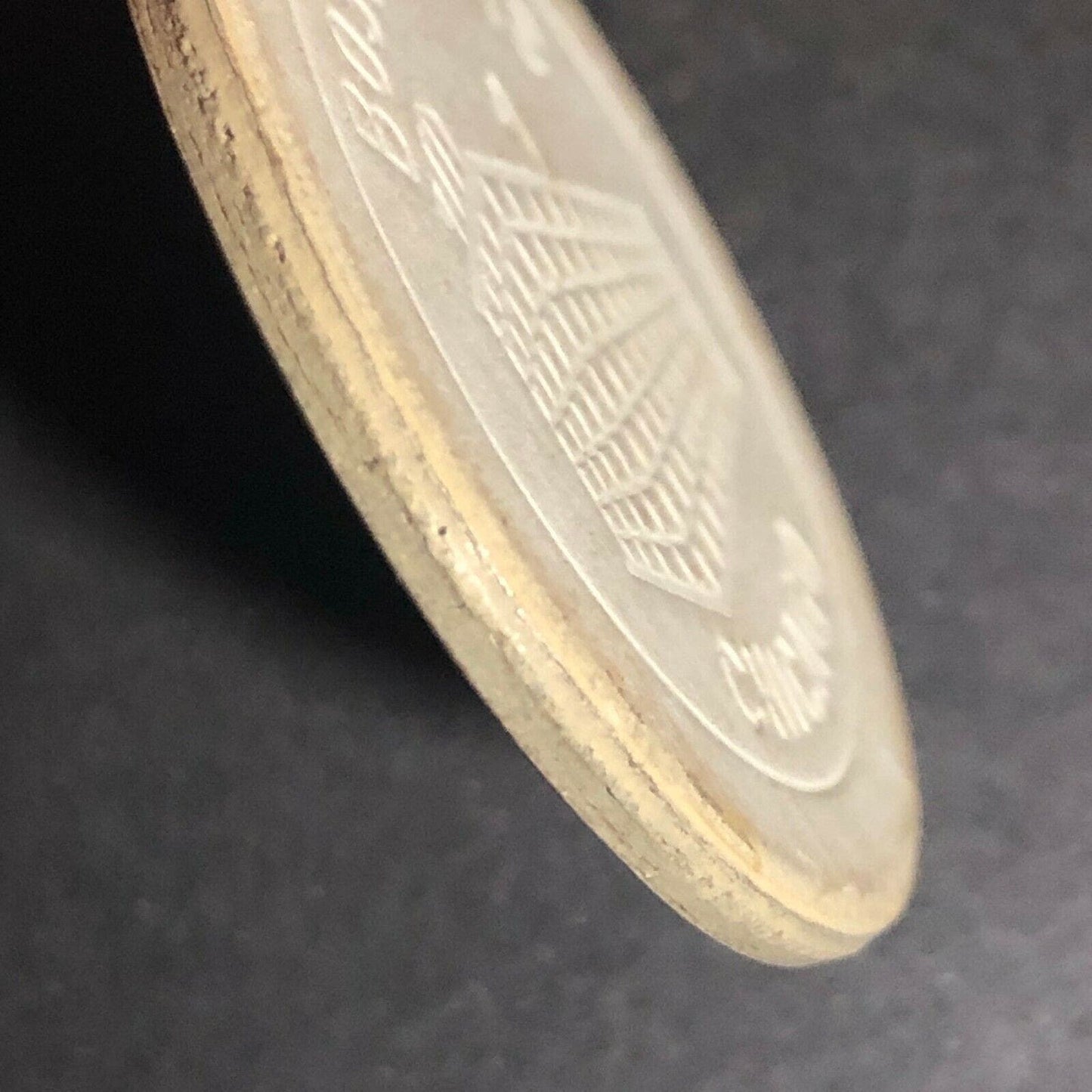 c1910's "Boston Store" White Fiber / Wood Advertising Poker Chip VGC
